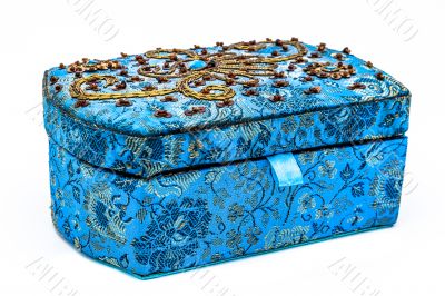 Blue jewel box