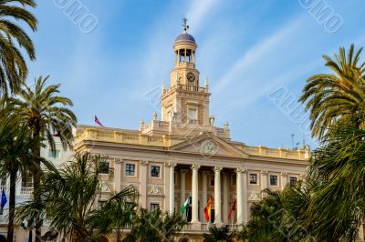 City hall of Cadiz, Spain