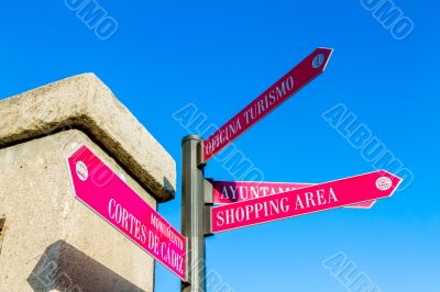 Directional Sign