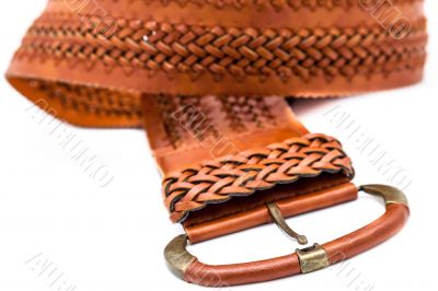 Leather women belts