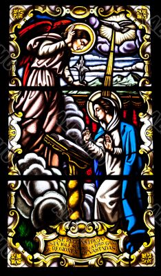 Stained glass window