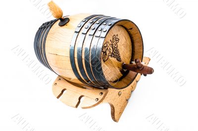 Barrel of wine