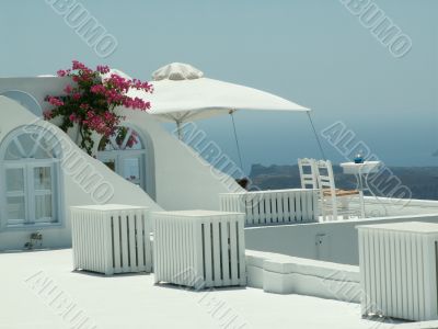 accommodation in Santorini