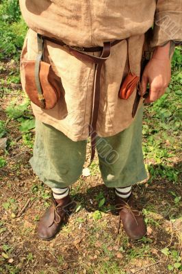 Old Slavic men`s  clothing 
