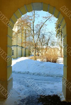 Yard of the old homestead 