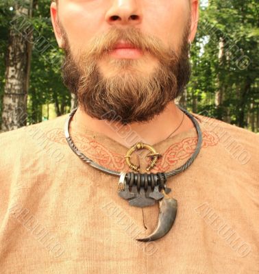 Old Slavic men`s decorations