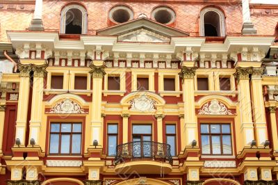 Facade of  luxury building