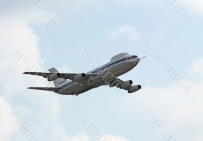 Russian military aircraft &ldquo;Il-80 &rdquo; in flight