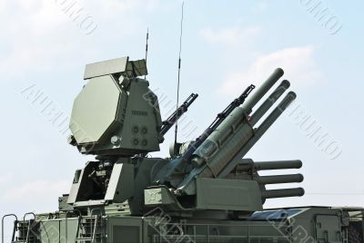 Weapons of anti-aircraft defense  ` Pantsir-S1`
