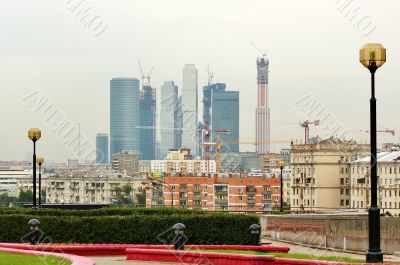 Construction of modern buildings