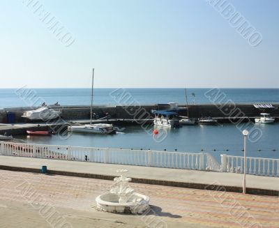 Fountain on the embankment