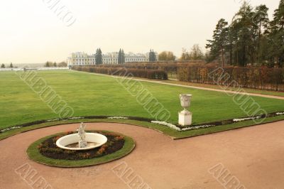 Classical manor landscape