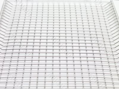 close up of wire basket