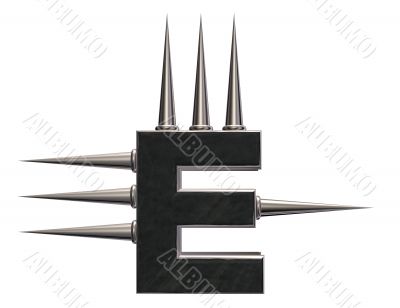letter e