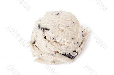 scoop of cookies and cream ice cream
