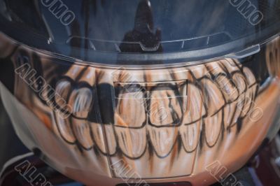 teeth mural