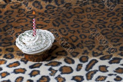 cupcake and candle