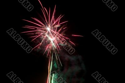 flower like fireworks