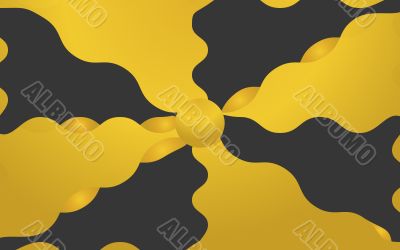 yellow wave abstract