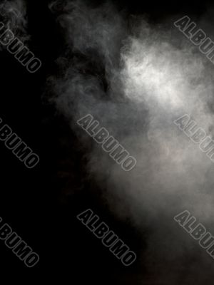 image of fog over dark background