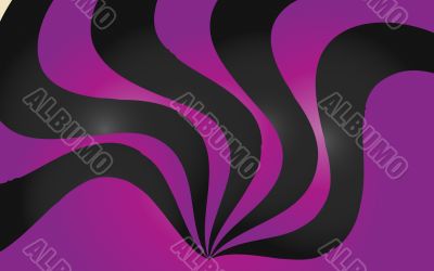 purple background with black stripes