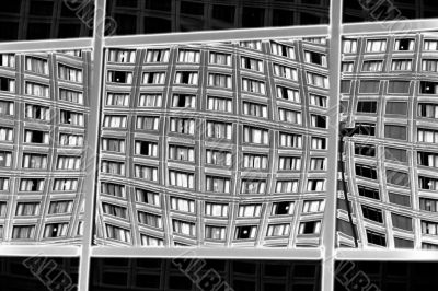 glass window in a commercial building
