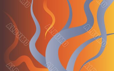 abstract flames