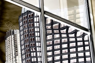 building reflection