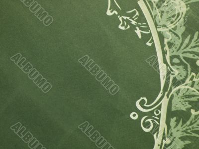 seamless pattern on green