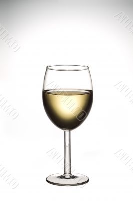 glass with wine