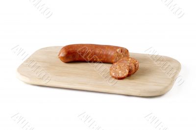 sliced sausage
