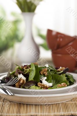 plate of delicious vegetable salad