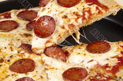 slice of pepperoni pizza 