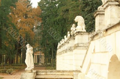 Sculptural group of the classical style