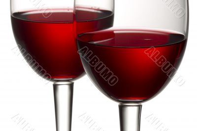 red wine in a wine glass