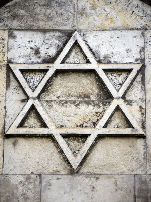 Star of David-Wall-White