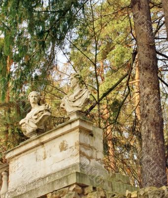 Sculptural group of the classical style