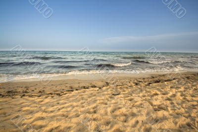 Beach in Hammamet, Tunisia