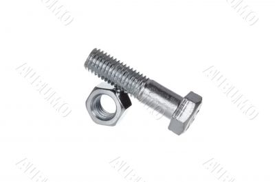 bolt on a nut