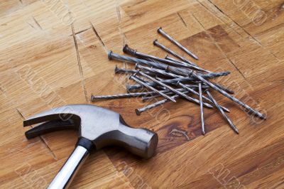 hammer and nails