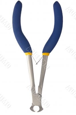 close up shot of a plier