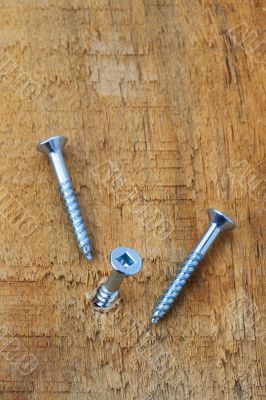 square screw in wood