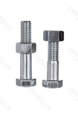 bolts with nuts