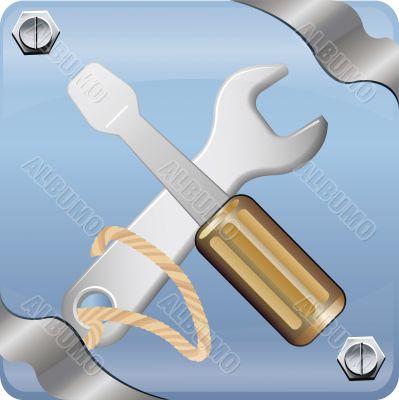 image of spanner and screwdriver