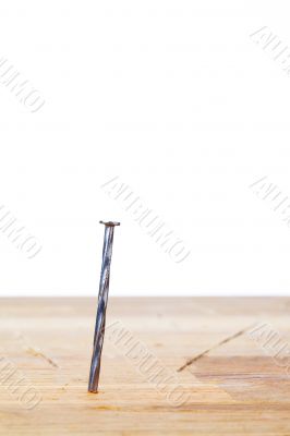 nail in wood