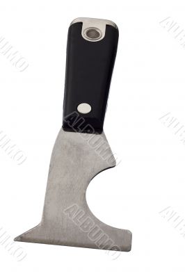 black wall scraper