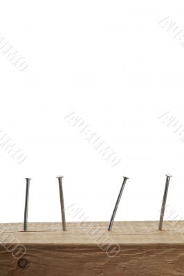 nails on wood