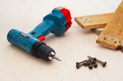 powerdrill on table