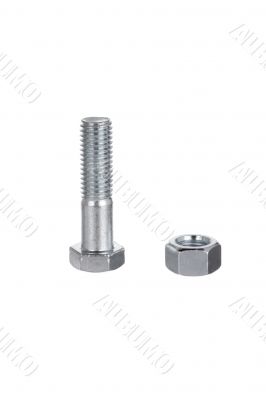 nut beside bolt