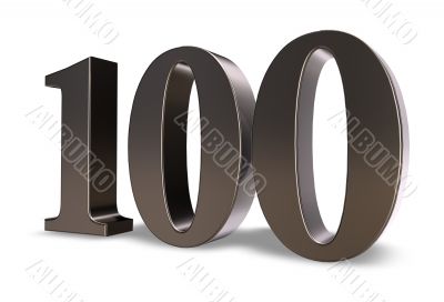 one hundred